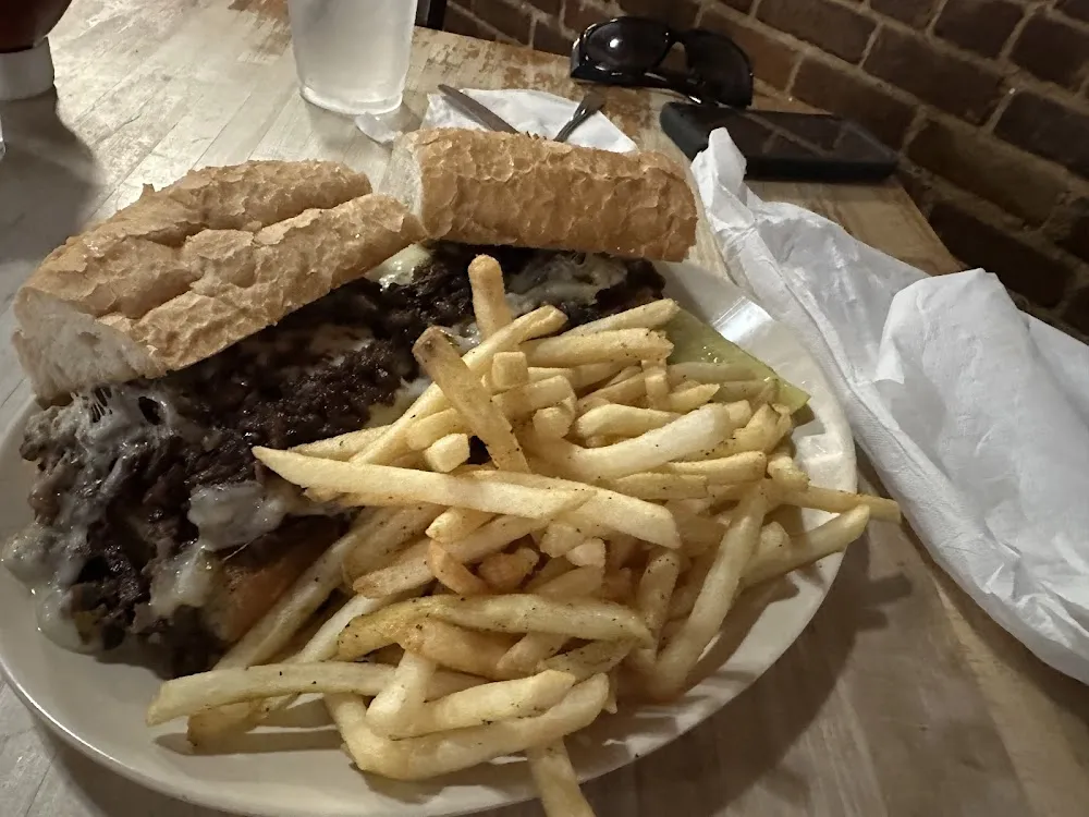 Philly Cheese Steak and Fries